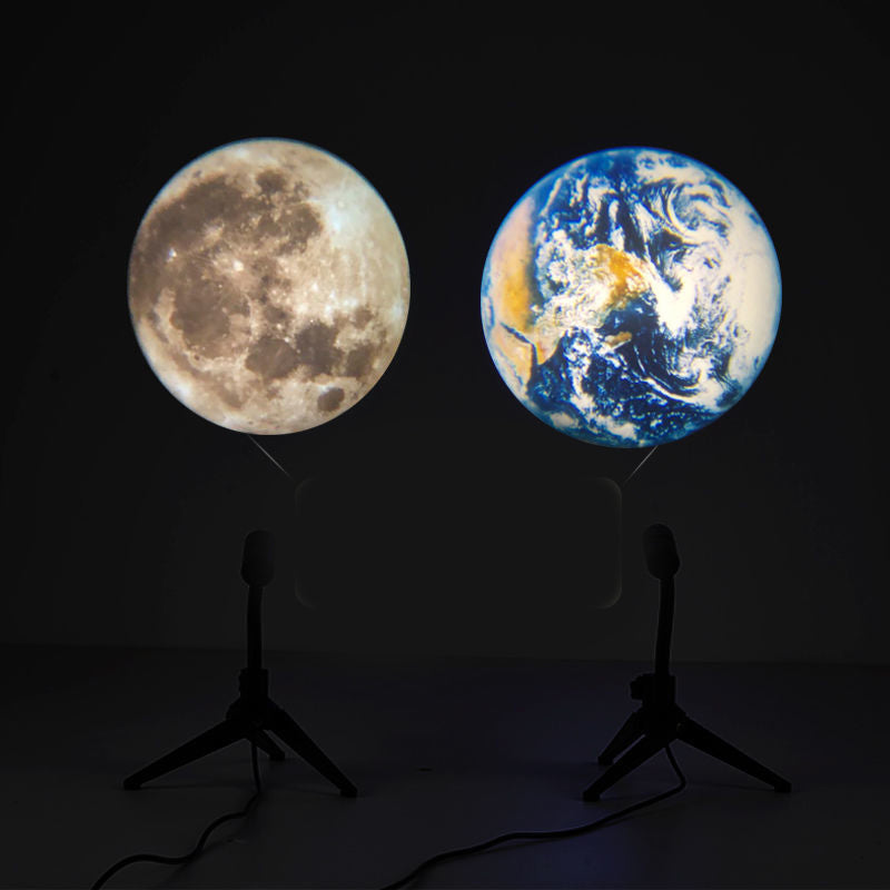 Projecteur Lune & Terre — détail du disque interchangeable